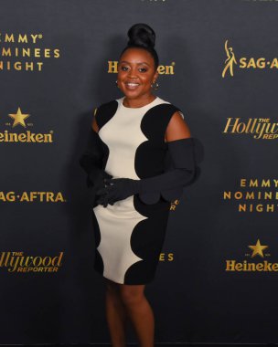Batı Hollywood, CA USA - 10 Eylül 2022. Quinta Brunson Hollywood muhabiri ve SAG-AFTRA Emmy Nomine gecesine katılıyor. Fotoğraf: Michael Mattes / Michael Mattes.