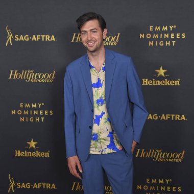 Batı Hollywood, CA USA - 10 Eylül 2022. Nicholas Braun Hollywood muhabiri ve SAG-AFTRA Emmy adayları gecesine katılıyor. Fotoğraf: Michael Mattes / Michael Mattes.