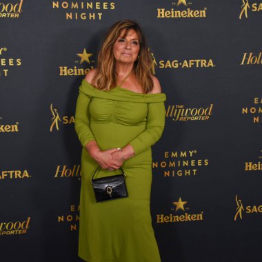 Batı Hollywood, CA USA - 10 Eylül 2022. Caroline Aaron Hollywood muhabiri ve SAG-AFTRA Emmy adayları gecesine katılıyor. Fotoğraf: Michael Mattes / Michael Mattes.