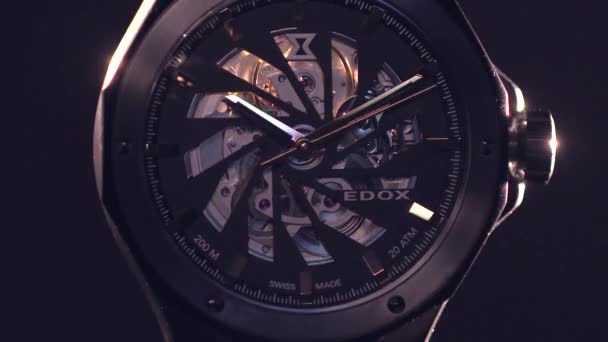 Istanbul Turquie 2021 Technologie Horloge Gros Plan Intérieur Montre Bracelet — Video