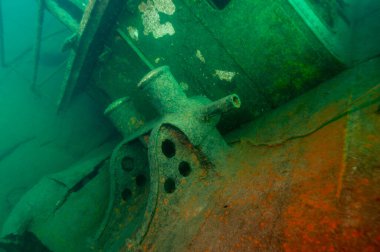 Superior Gölü 'nde bir römorkör enkazı bulundu.