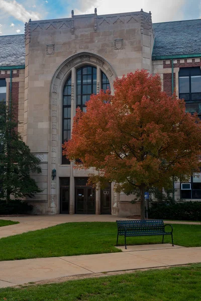 EAST LANSING, MI ČERVENCE 6, 2021: Severní Kedzie Hall se nachází na Michiganské státní univerzitě kampusu — Stock fotografie