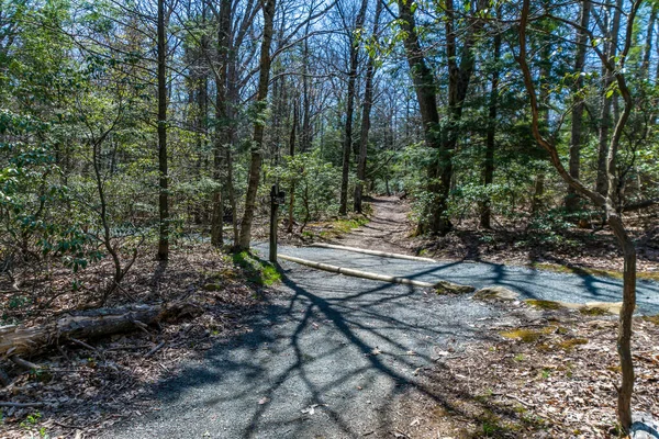 Národní park Shenandoah, VA - květen 79 2018: Značka trasy pro White Oak Limberlost — Stock fotografie