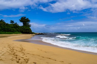 Hawaii, ABD 'deki Kauai Adası' nda güzel deniz manzarası