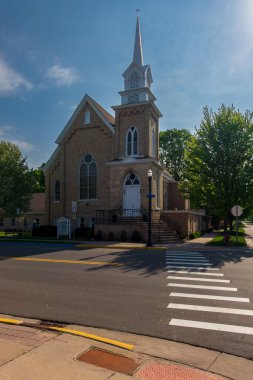 Pentwater, MI - May 20, 2022: Centenary United Methodist Church. High quality photo