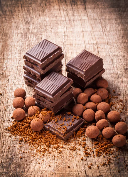 Barra de chocolate — Foto de Stock