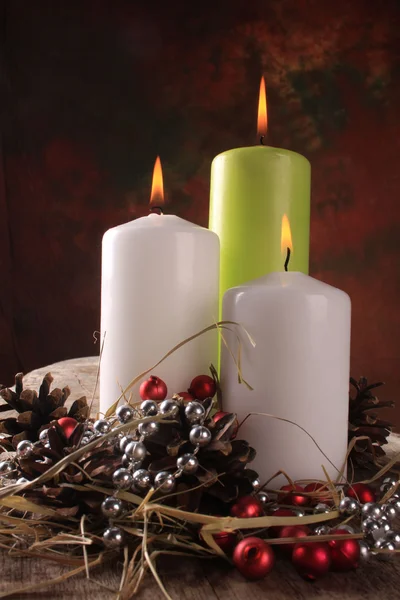 Christmas candles Royalty Free Stock Photos