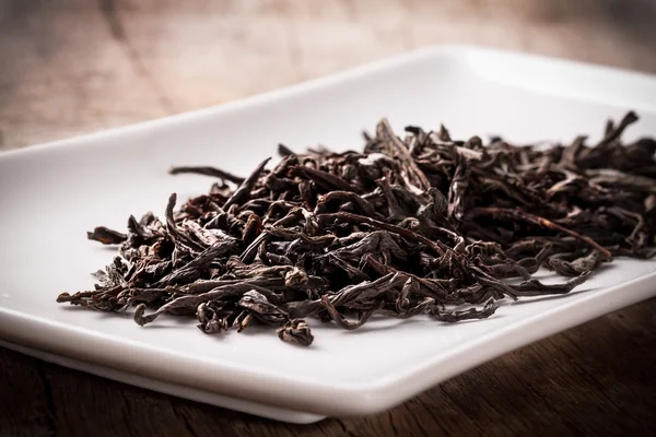 Dried tea leaves — Stock Photo, Image