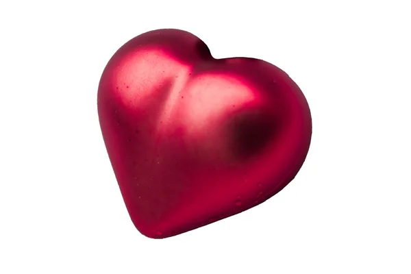 St.Valentines heart on a white background — Stock Photo, Image