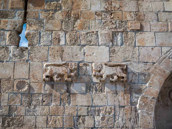 Lions Gate Also Know Stephen Gate Old City Jerusalem Israel — Stock Photo, Image