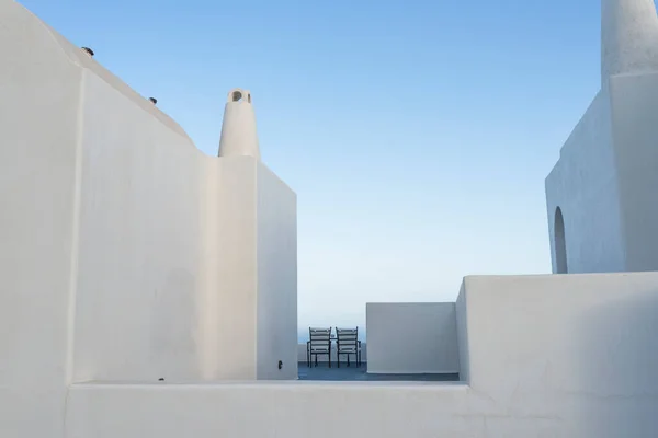 Santorini 'deki lüks villa mimarisi