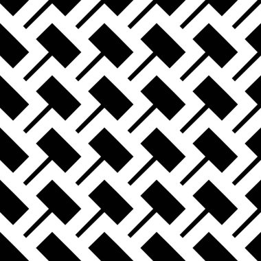 Geometrik dikişsiz desen. vektör illüstrasyonu.