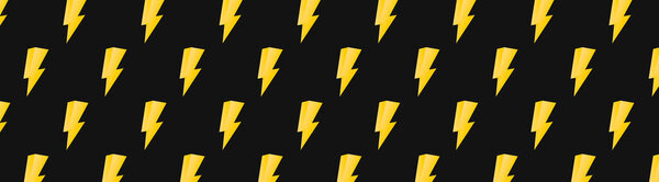 Абстрактный фон, подсветка, дизайн веб-баннера соблазняют. Цветной узор с молнией, векторная иллюстрация