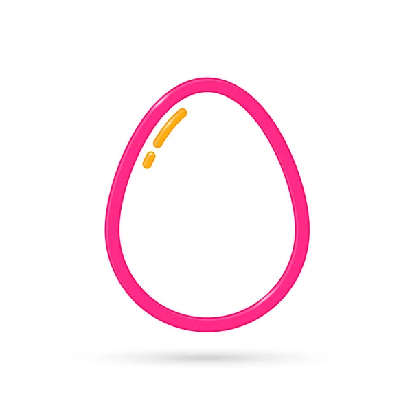 卵アイコン グラフィックデザインテンプレート イースターサイン アプリシンボル ベクトルイラスト — ストックベクタ