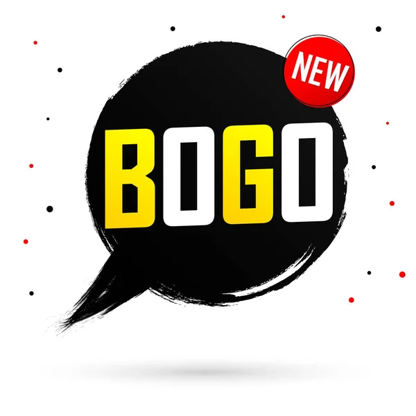 Bogo Sale Poster Design Template Buy Get Free Promotion Banner — Stock vektor