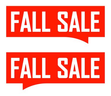 Fall Sale. Set discount banners, Autumn deal tags design template, spend up and save more, vector illustration
