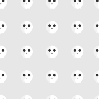 Halloween seamless pattern. Holiday poster design template. Carnival background, loading page, vector illustration