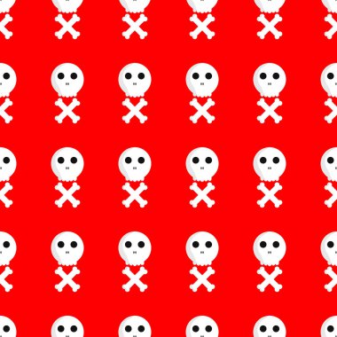 Halloween seamless pattern. Holiday poster design template. Carnival background, loading page, vector illustration
