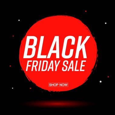 Black Friday Sale, banner design template, discount tag, final season offer. Promotion poster for shop or online store, vector illustration.