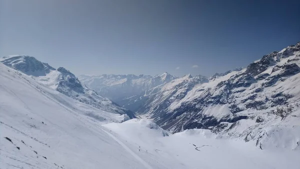 Serre Chevalier Groot Skigebied Zuidoost Frankrijk Vlakbij Italiaanse Grens Gelegen — Stockfoto