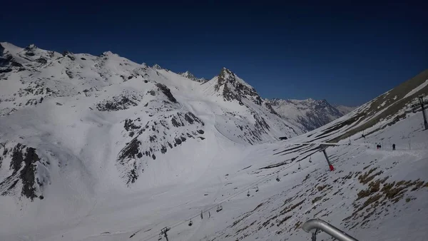Serre Chevalier Importante Estación Esquí Sureste Francia Cerca Frontera Con — Foto de Stock