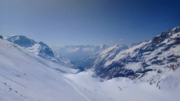 Serre Chevalier Grande Estância Esqui Sudeste França Perto Fronteira Italiana — Fotografia de Stock