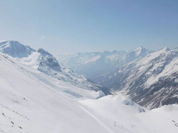 Großes Skigebiet Serre Chevalier Südosten Frankreichs Nahe Der Italienischen Grenze — Stockfoto