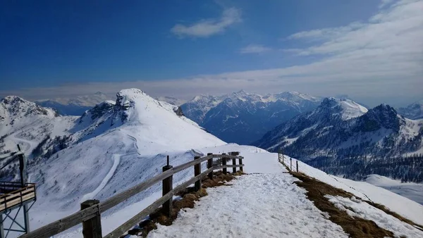 Serre Chevalier Kayak Merkezi Güney Fransa Talya Sınırına Yakın Hautes Stok Fotoğraf