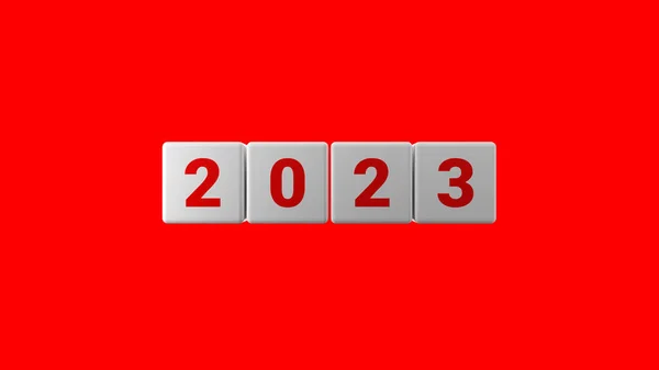 2023 Neujahr Weihnachten Zweitausenddreiundzwanzig — Stockfoto