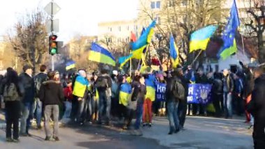 Ukrayna, devrim Ukrayna euro maidan - video dosyası protesto gösterileri