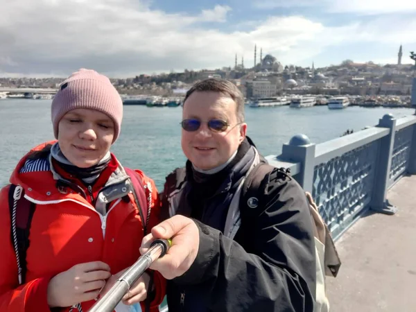 Turistas Istambul Turquia 2022 — Fotografia de Stock