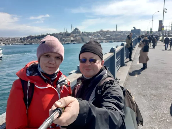 Turistas Istambul Turquia 2022 — Fotografia de Stock