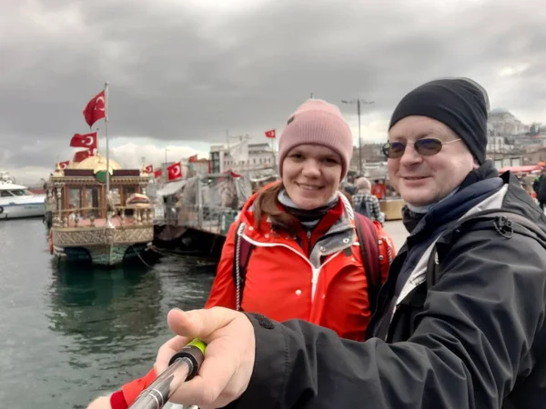 Turistas Istambul Turquia 2022 — Fotografia de Stock