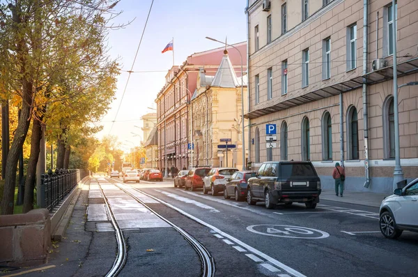 Chistoprudny Boulevard Moskva Höst — Stockfoto