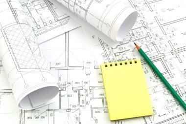 Proje çizimleri ve defter