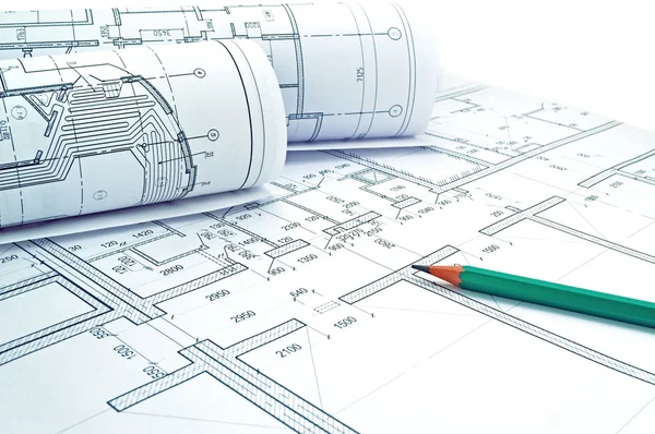 プロジェクト図面 — ストック写真