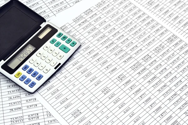 Kalkulačka s čísly Stock Snímky