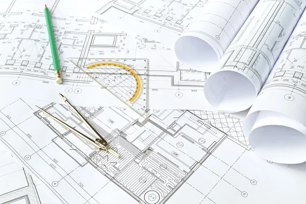 Project drawings — Stock Photo, Image