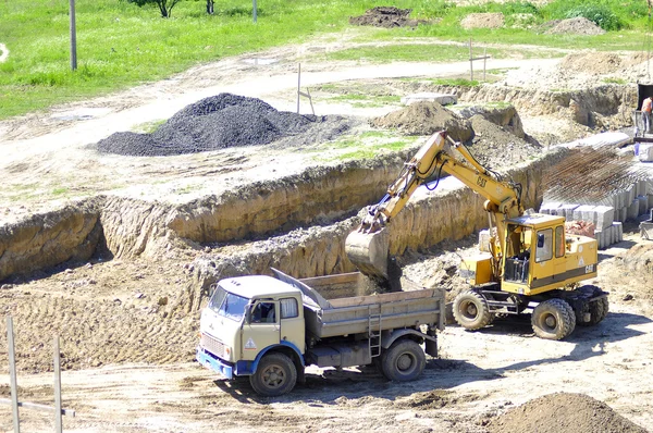 Construction vehicles — Stock Photo, Image