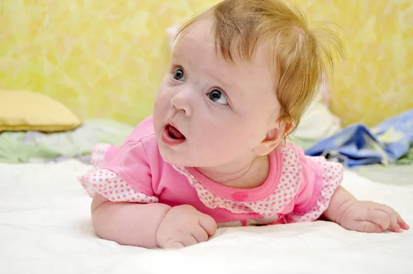 Small chest girl — Stock Photo, Image