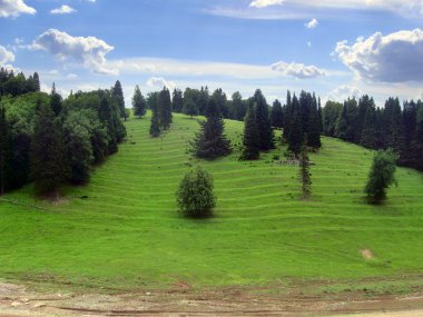 Hill ile eski Ladin ekolojik inşaat için olumlu