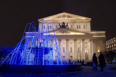 Moskova, Bolşoy Tiyatrosu gece