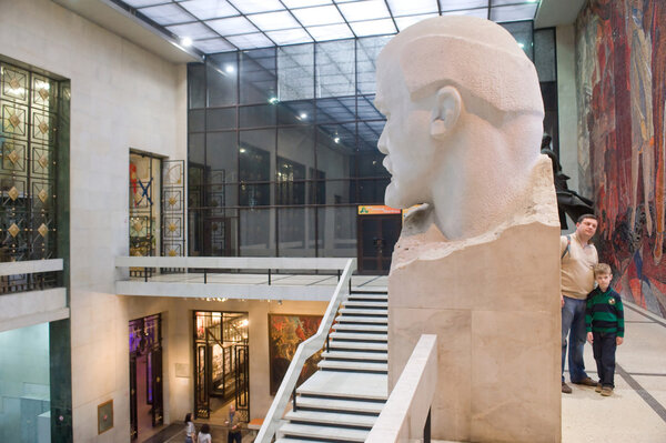 The Interior Of The Central Museum Of Armed Forces, Moscow. The Monument Century I. Lenin