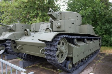Sovyet tarihsel trehyadernye t-28 tank silahlı kuvvetler, Moskova, Rusya'nın merkez Müzesi