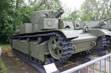 Sovyet tarihsel trehyadernye t-28 tank silahlı kuvvetler, Moskova Merkez Müzesi