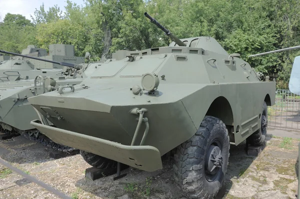 Brdm-2 im Zentralmuseum der Streitkräfte, Frontansicht. Moskau, Russland — Stockfoto