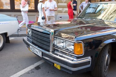 Limuzin Zil-1014 Gorkyclassic, Moskova, ön parçası mitingde, devlet