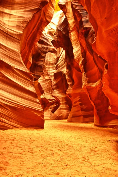 sayfa, arizona kanyonda üst antilop (slot)