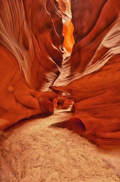 sayfa, arizona kanyonda üst antilop (slot)