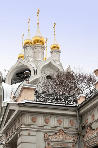 Church of the Saints of Diveevo Moscow — Stock Photo, Image